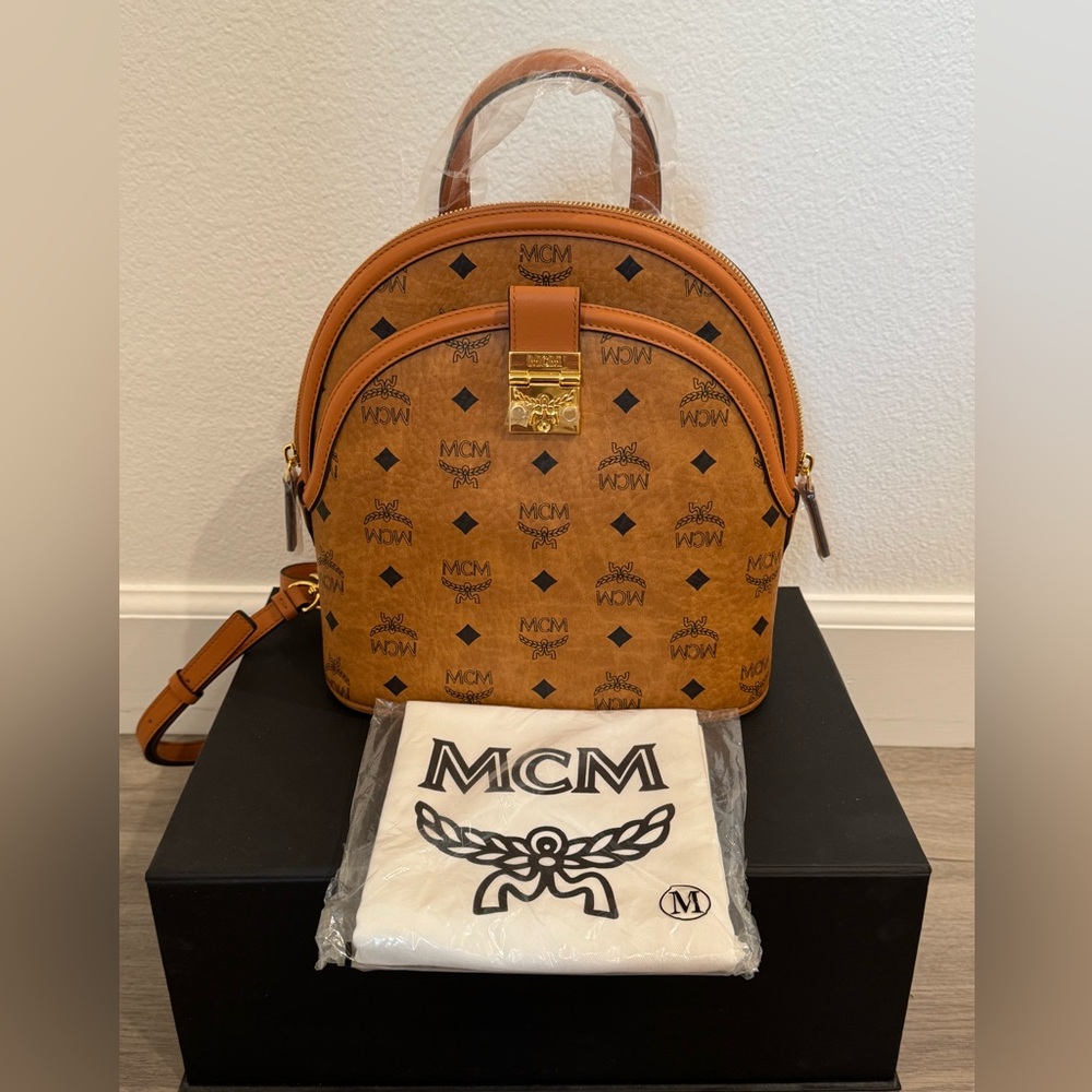 Brand New MCM Anna Visetos Backpack